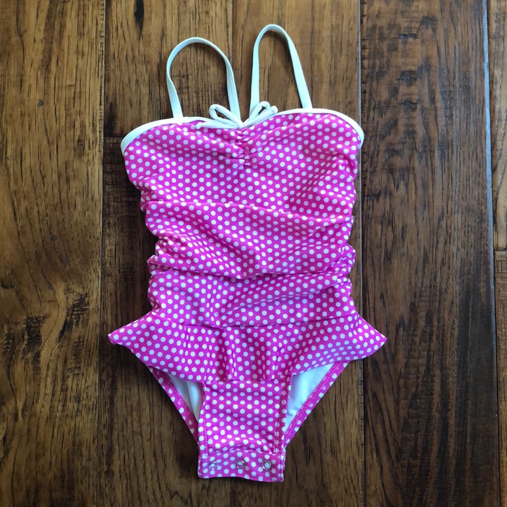 Polka dot swimsuit